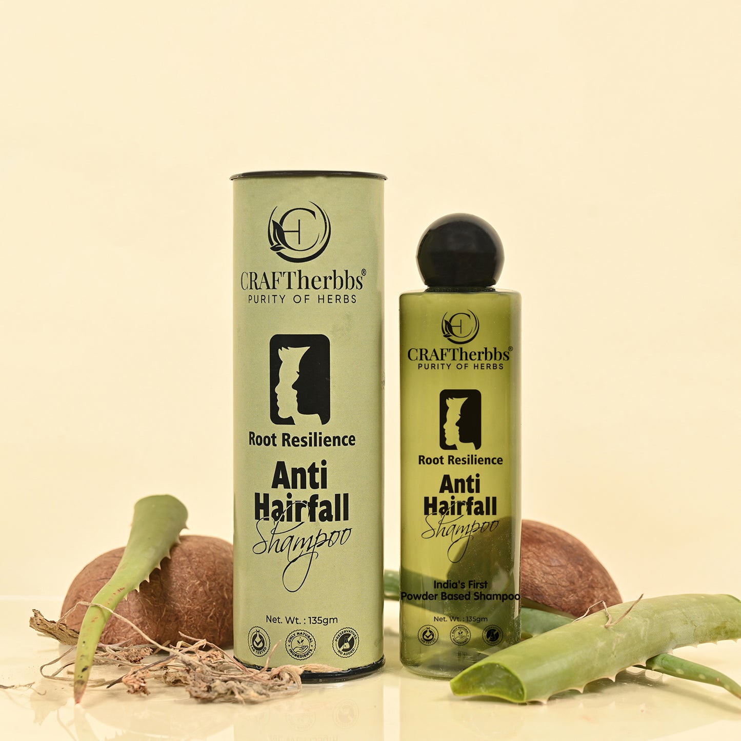 Root Resilience (Anti Hair fall) Non-Drying Shampoo Sulfate Free, Paraben free