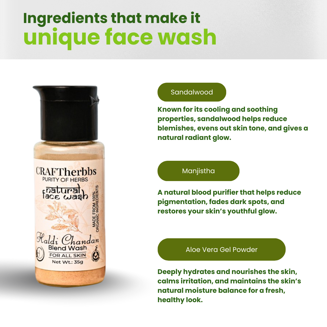 Herbal Haldi Chandan Blend Face Wash