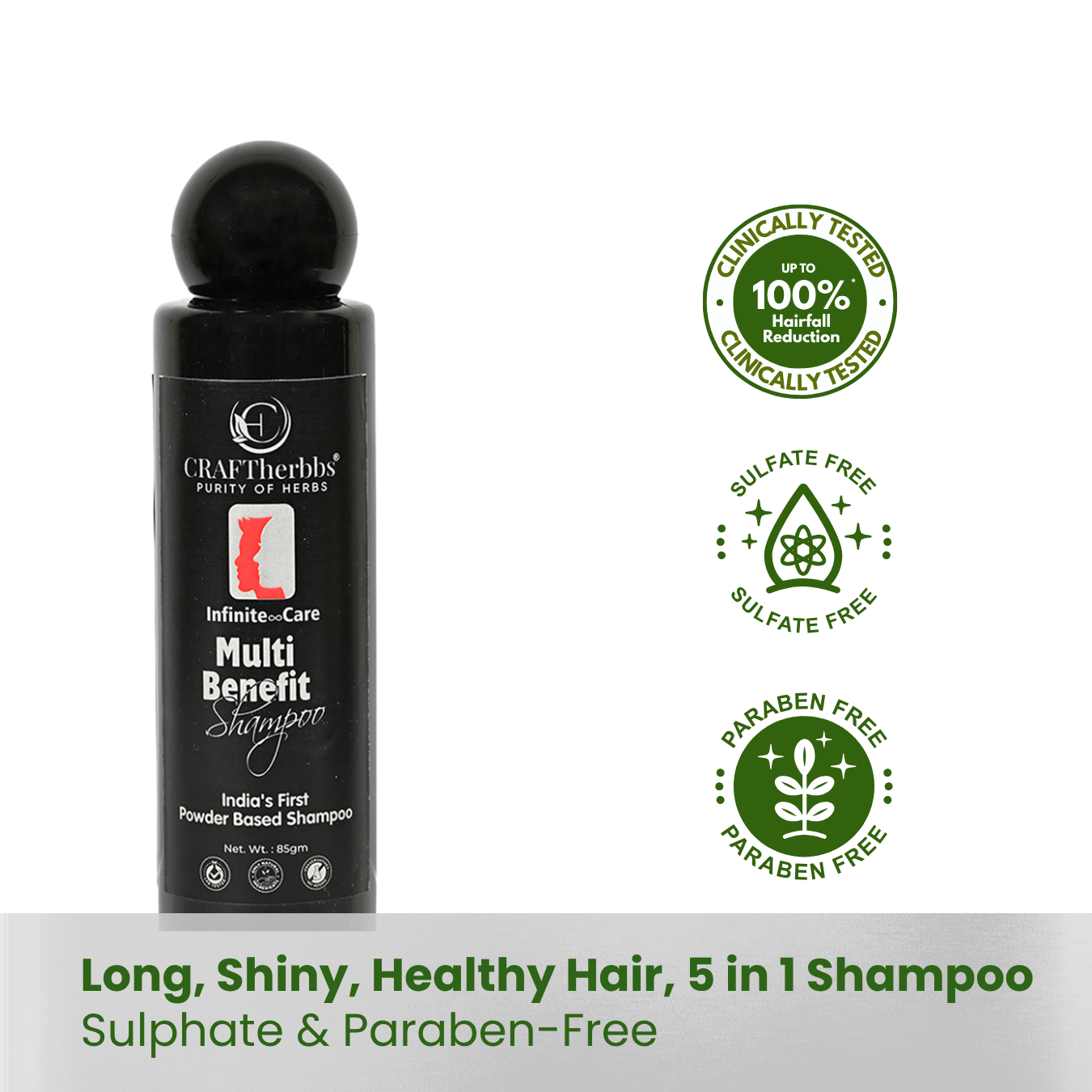 Non-Drying Clarifying Shampoo Sulfate Free Infinite♾️Care (Multi Benefit), Paraben free