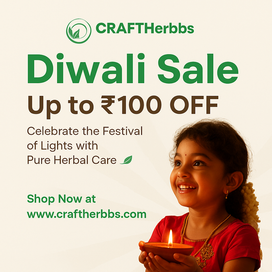 Light Up Your Glow This Diwali: Celebrate with CRAFTHerbbs’ Exclusive Wellness Sale