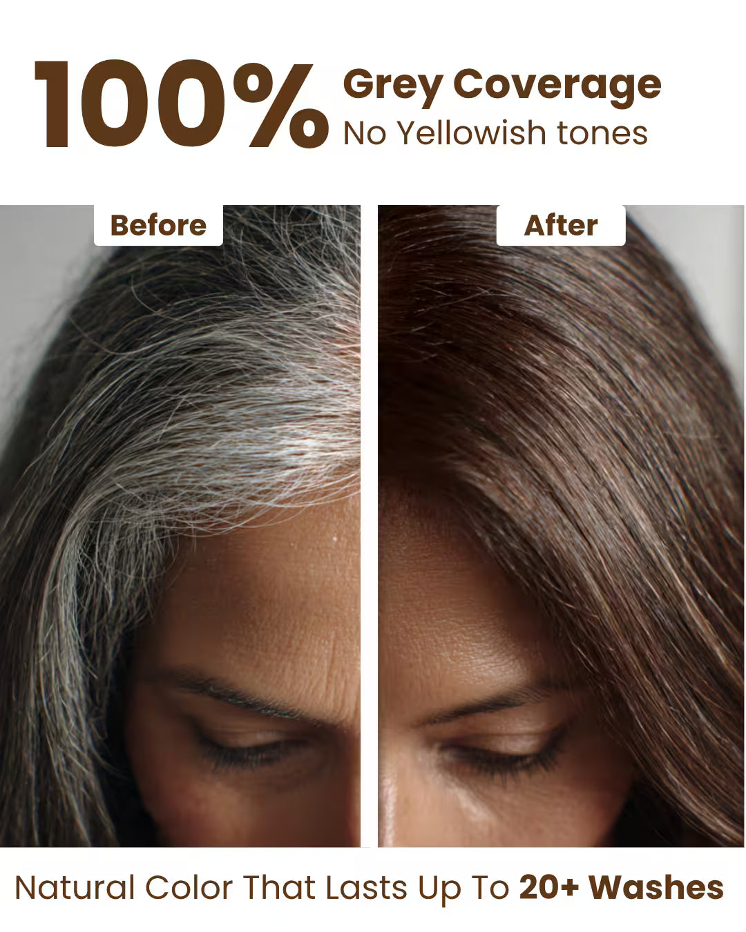 Herbal Beard & Hair Color - Brown |NO AMMONIA|50g