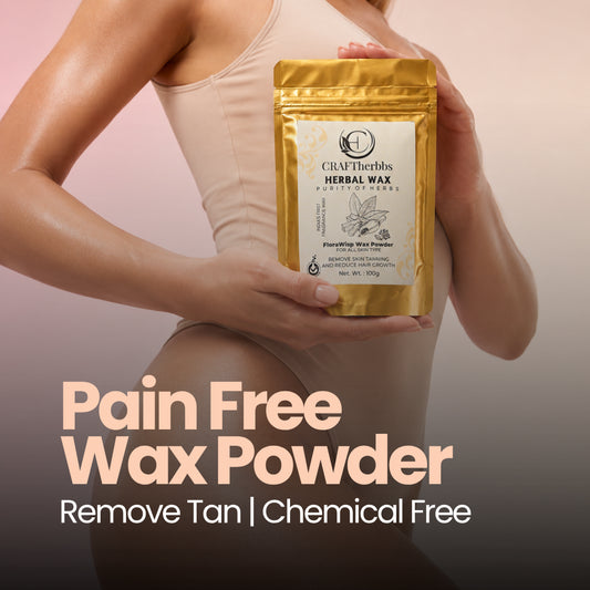 Herbal FloraWisp Pain Free Full Body Wax Powder | 100g