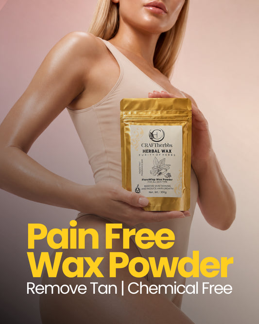 Herbal FloraWisp Pain Free Full Body Wax Powder | 100g