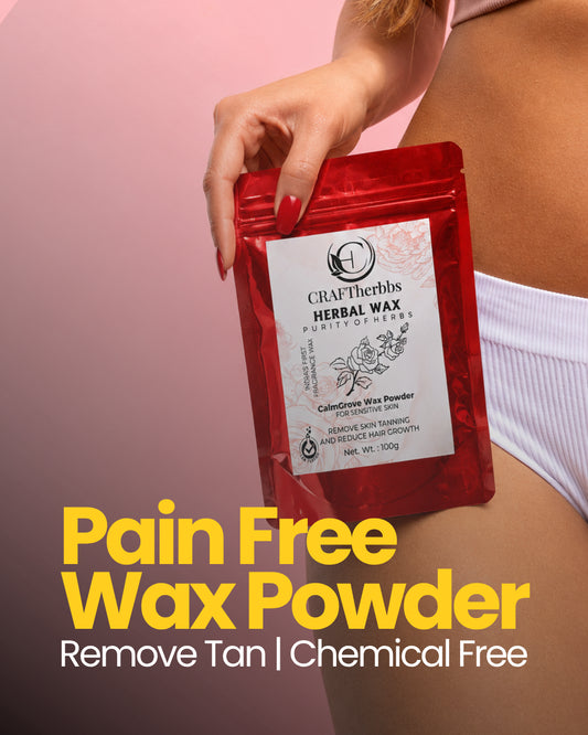 Herbal CalmGrove PAIN FREE Full Body Wax Powder | 100g
