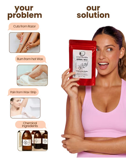 Herbal CalmGrove PAIN FREE Full Body Wax Powder | 100g