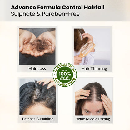 Root Resilience (Anti Hair fall) Non-Drying Shampoo Sulfate Free, Paraben free