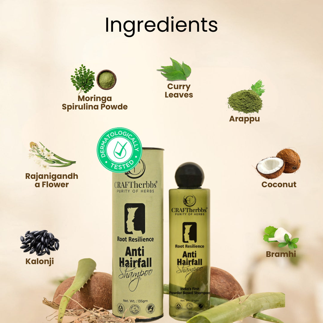 Root Resilience (Anti Hair fall) Non-Drying Shampoo Sulfate Free, Paraben free