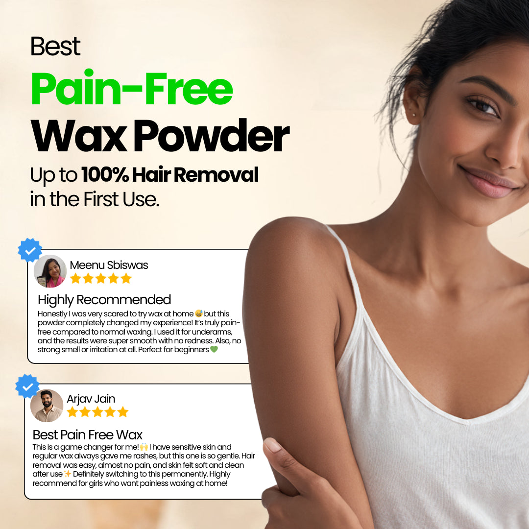 Herbal CalmGrove PAIN FREE Full Body Wax Powder | 100g