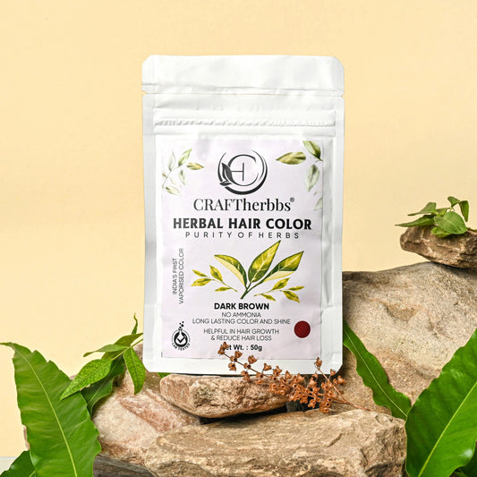 Herbal Beard & Hair Color - Brown |NO AMMONIA|50g