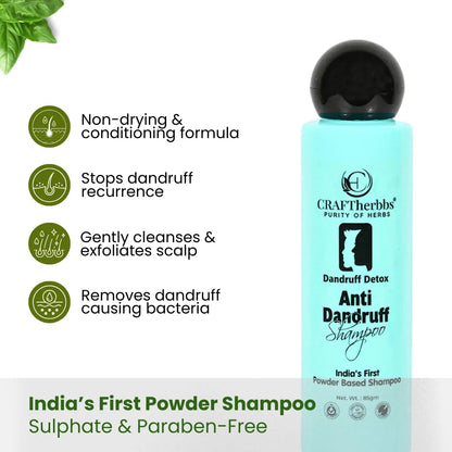 Dandruff Detox (Anti Dandruff) Non-Drying Shampoo Sulfate Free, Paraben free