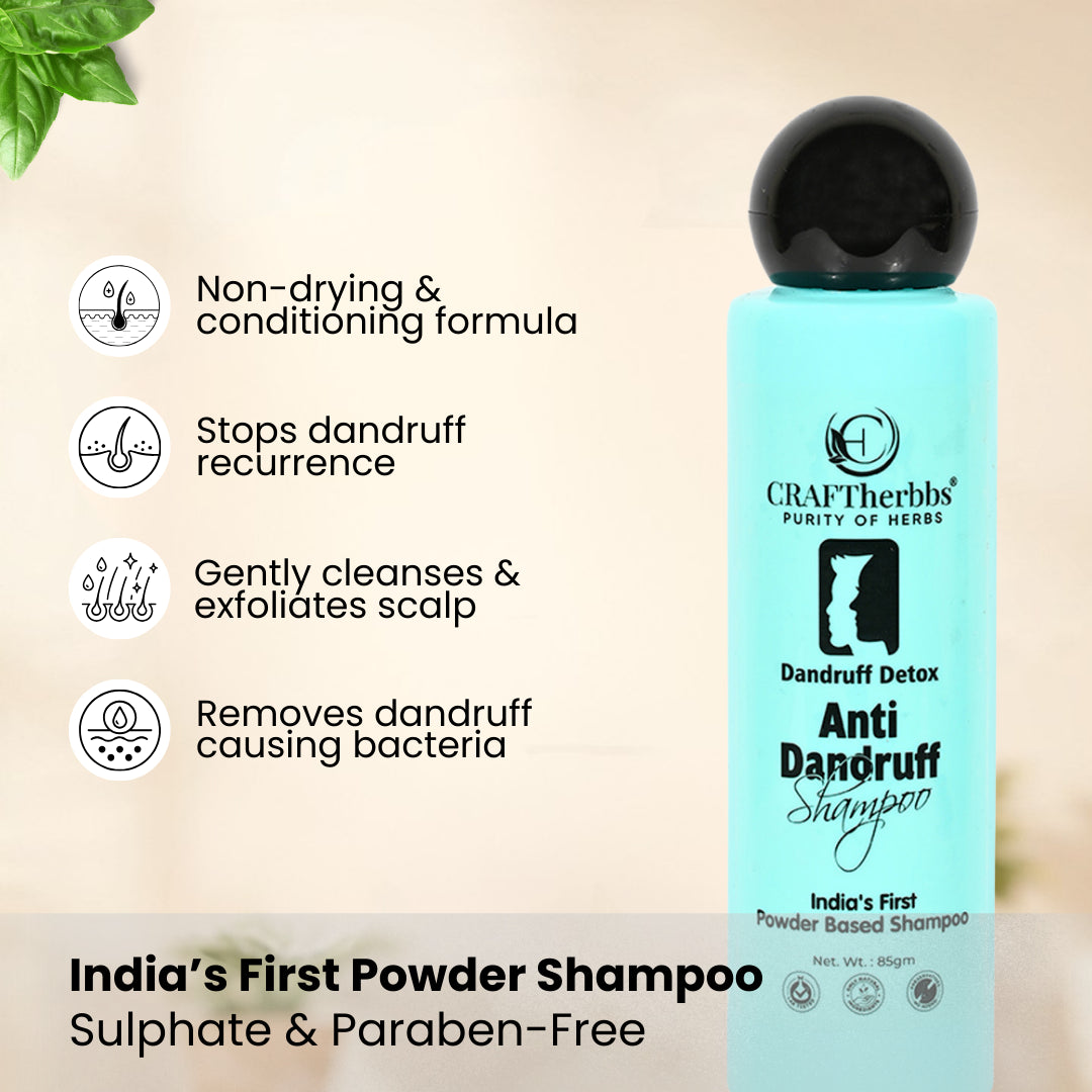 Dandruff Detox (Anti Dandruff) Non-Drying Shampoo Sulfate Free, Paraben free