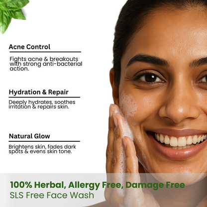 Herbal Neem Essence Face Wash | Remove Acne
