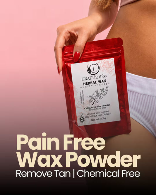 Herbal CalmGrove PAIN FREE Full Body Wax Powder | 100g