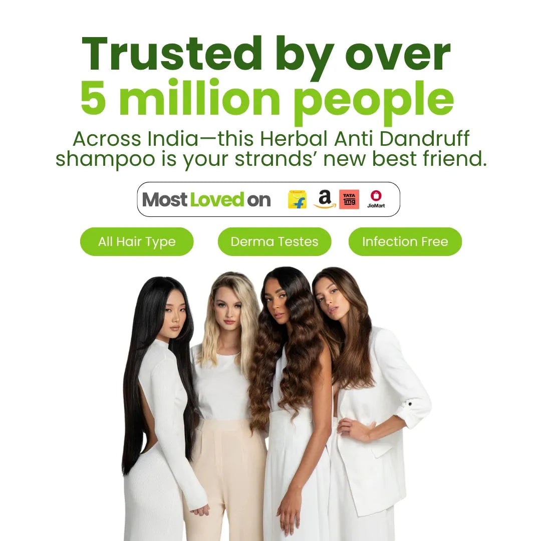 Dandruff Detox (Anti Dandruff) Non-Drying Shampoo Sulfate Free, Paraben free