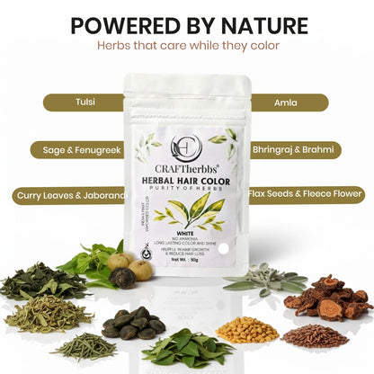 Herbal Beard & Hair Color - Brown |NO AMMONIA|50g