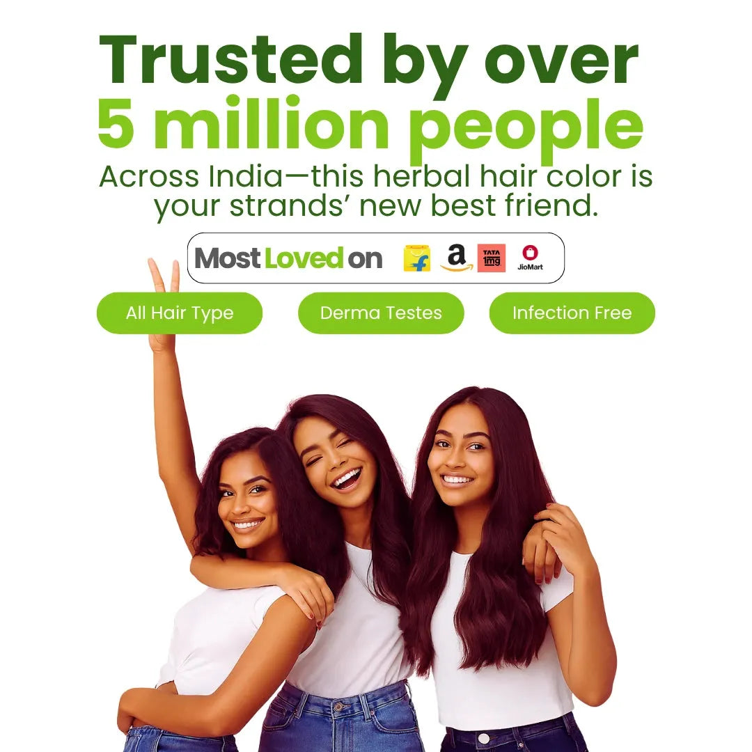 Herbal Beard & Hair Color - Brown |NO AMMONIA|50g