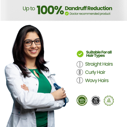 Dandruff Detox (Anti Dandruff) Non-Drying Shampoo Sulfate Free, Paraben free