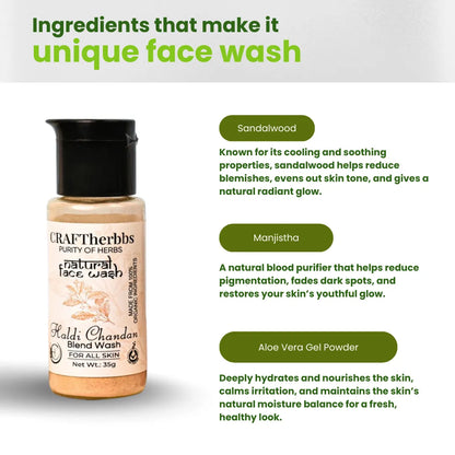 Herbal Haldi Chandan Blend Face Wash