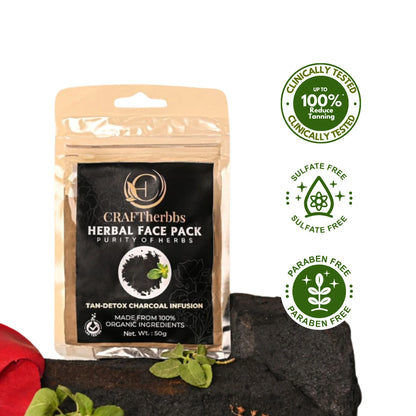Tan-Detox Charcoal Infusion Pack Herbal | 50g