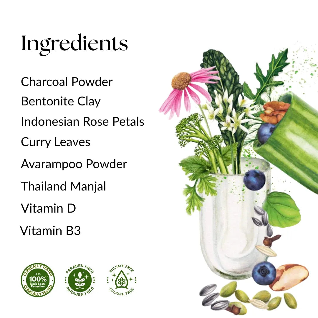 Tan-Detox Charcoal Infusion Pack Herbal | 50g