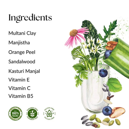 Glow and Radiance Multani Face Pack | 50g