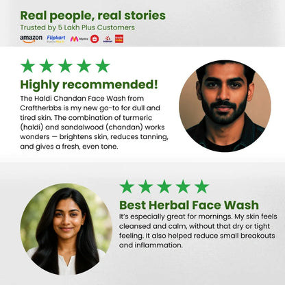 Herbal Haldi Chandan Blend Face Wash