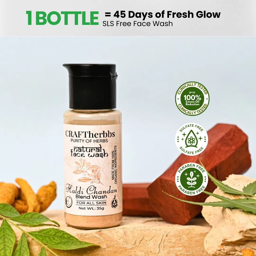 Herbal Haldi Chandan Blend Face Wash