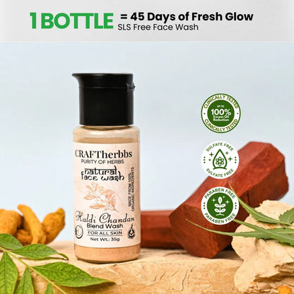 Herbal Haldi Chandan Blend Face Wash