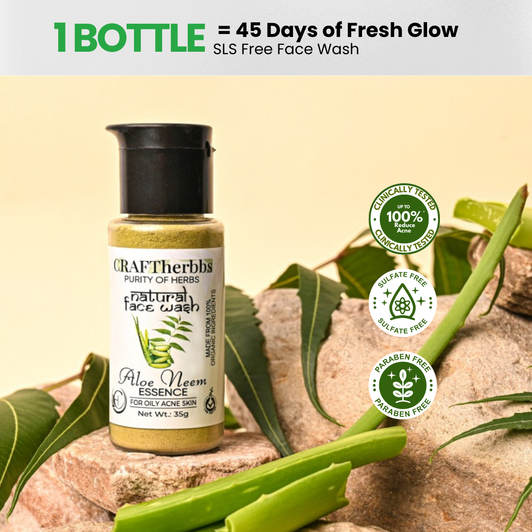 Herbal Neem Essence Face Wash | Remove Acne
