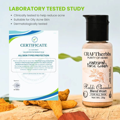 Herbal Haldi Chandan Blend Face Wash