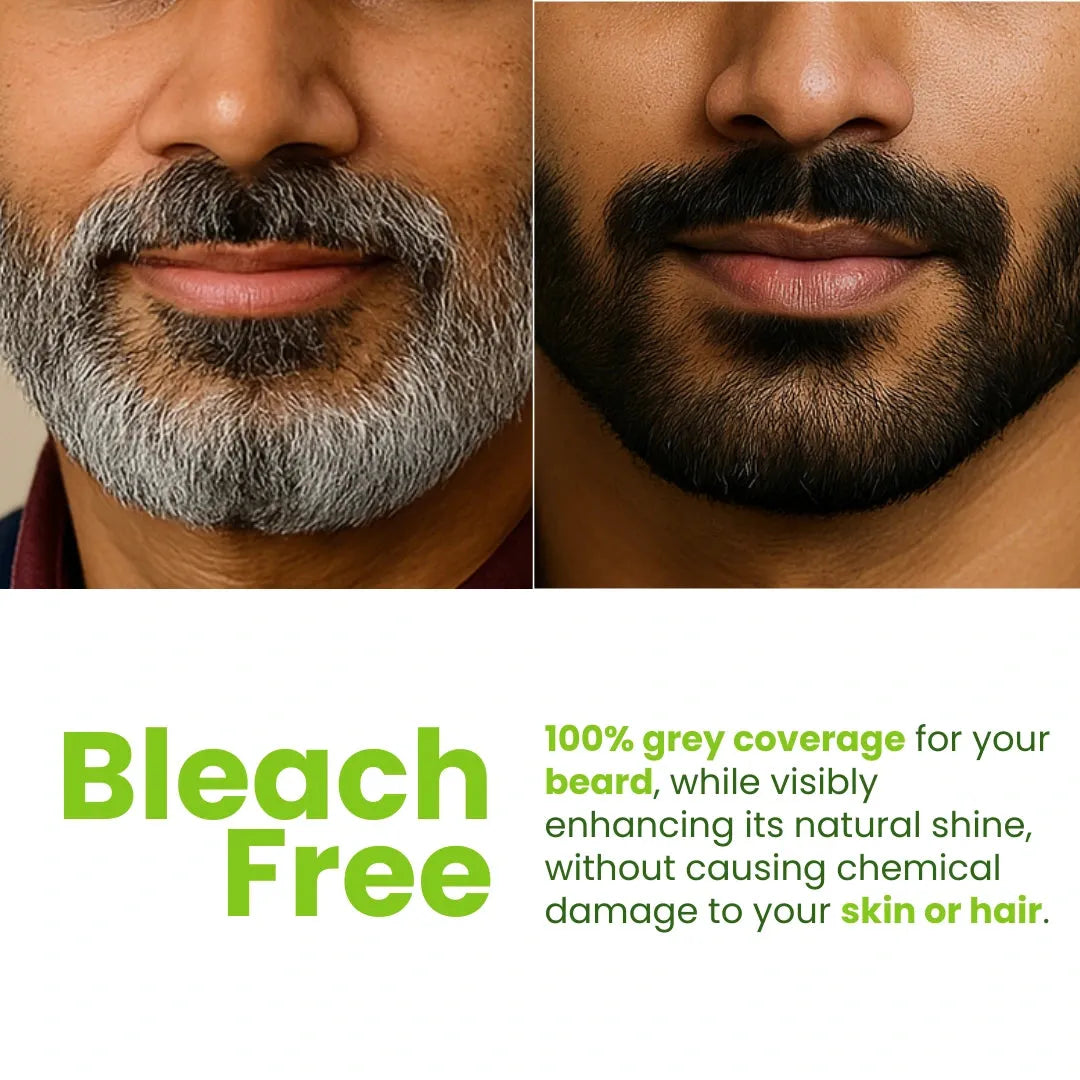 Herbal Hair & Beard Color | Black | NO AMMONIA | 50g