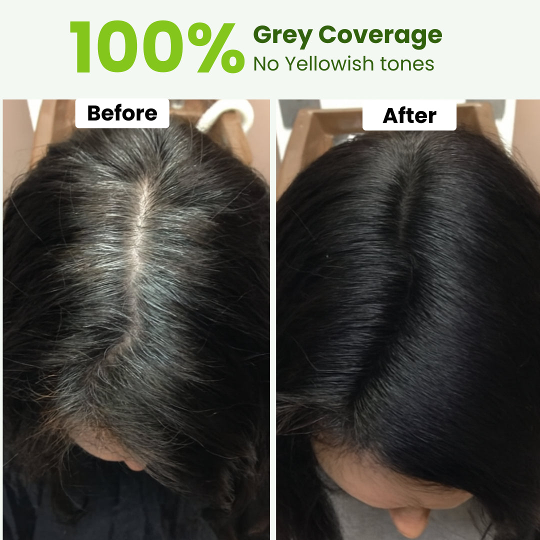 Herbal Hair & Beard Color | Black | NO AMMONIA | 50g