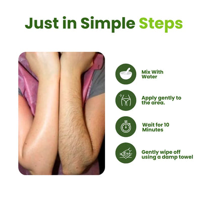 Herbal FloraWisp Pain Free Full Body Wax Powder | 100g